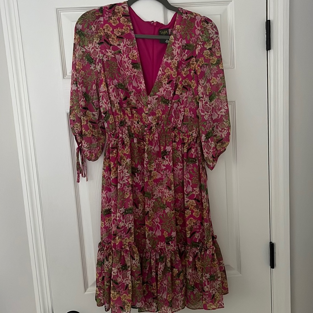 Pink Floral Dress